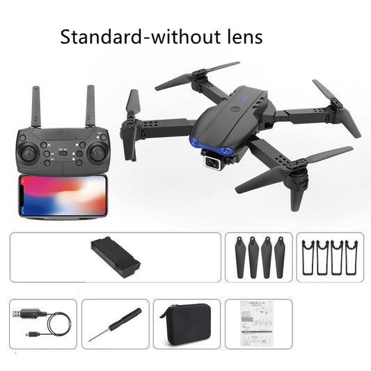 Color: Black. Without lens - Long Battery Life Of Dual-camera Quadcopter