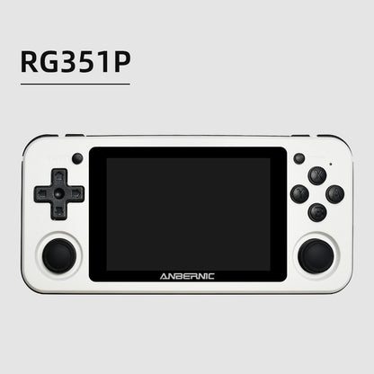 Color: White, style: 128G, power: USB - Handheld Game Console Rg351P Handheld