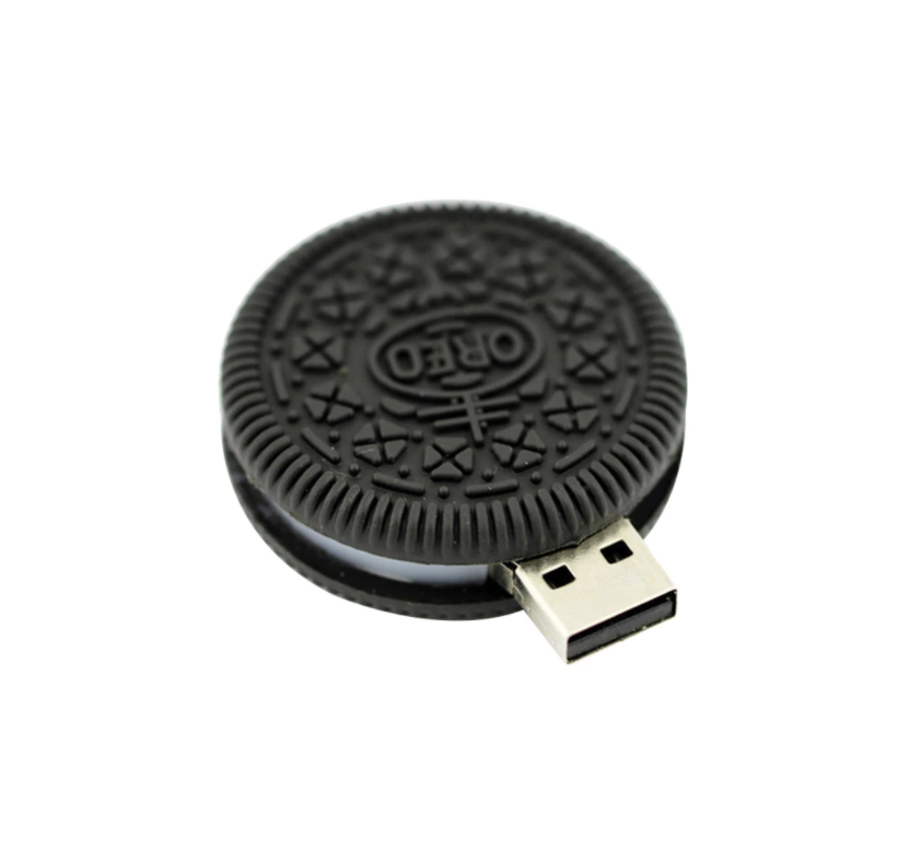 Color: 2style, capacity: 16GB - Creative Gift Sandwich Cookie USB Flash Drive