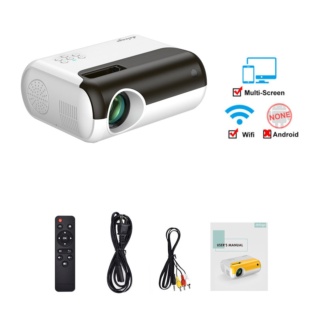 Color: Black and white onscreen vers, power: US - The New Children'S Smart Projector Hd Supports 1080P