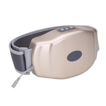 power: USB, Color: Gold - Vibration Heating Kneading Lazy Waist Multi-Mode Fat-Reducing And Slimming Abdominal Massager