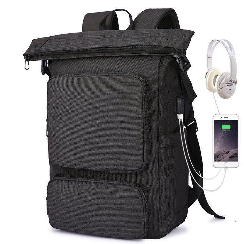 Men's Backpack Waterproof Casual College Student Computer Bag