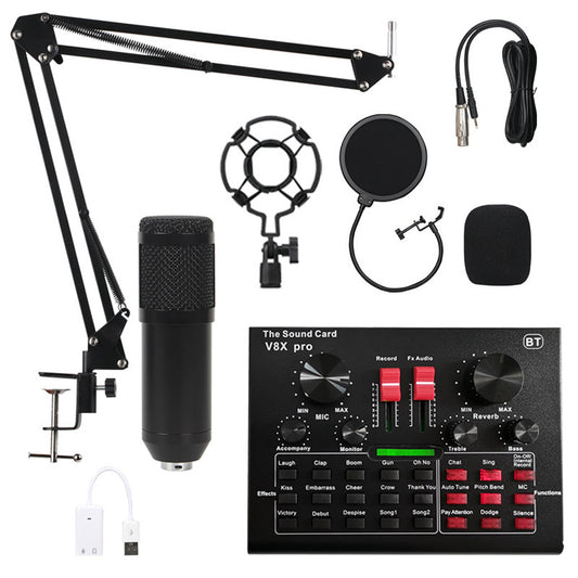 Color: D - Microphone Recording Condenser Microphone Set