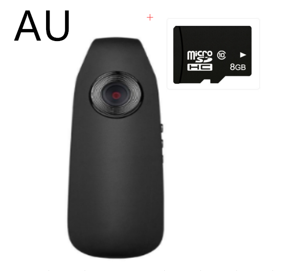 style: 8GB AU plug - Compatible With ApplePortable Mini Video Camera One-click Recording