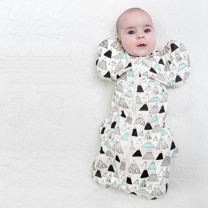 style: D, Size: L - Newborn Baby Surrender Anti-shock Sleeping Bag Summer Thin