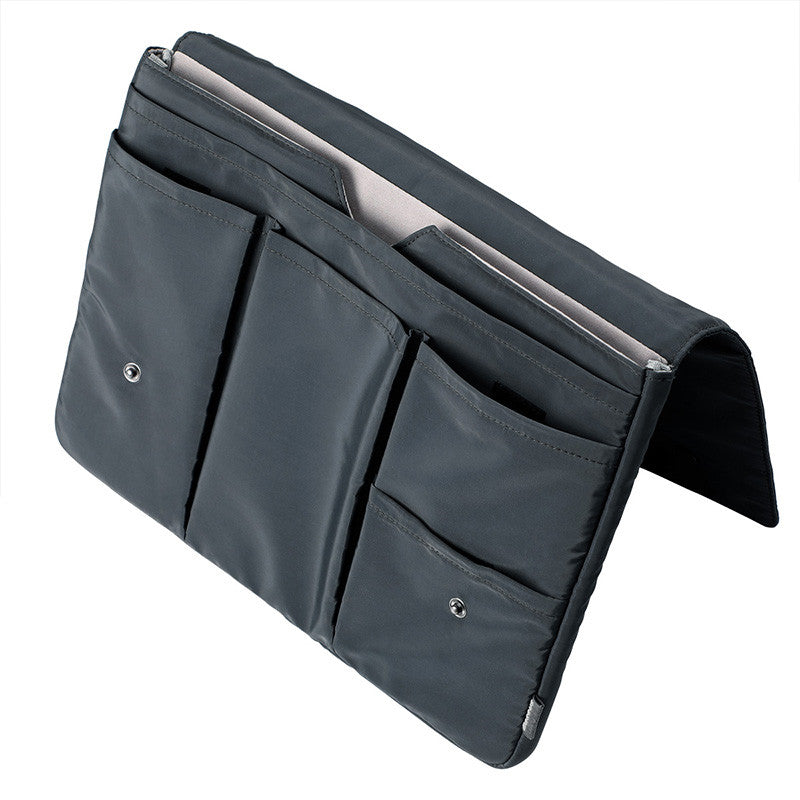 Color: Black, Size: 13inches - Compatible with Apple, Multi-compartment Handheld IPad Storage Bag Waterproof And Anti-collision Computer Bag