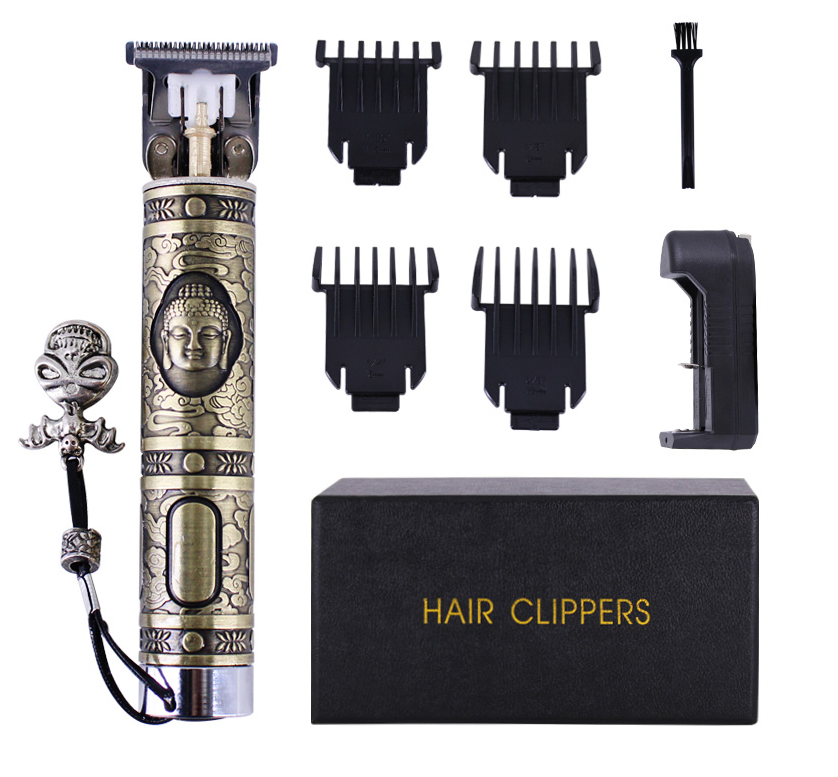 Color: New coppwe - T9 oil head electric hair clipper carving hair clipper