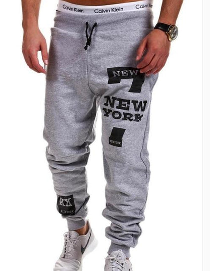 Color: Light gray, Size: 2XL - Mens Joggers