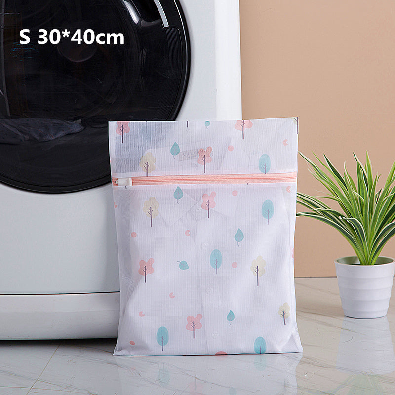 Style: Square6pc, Size: 30x40cm - Laundry Wash Bag Foldable Mesh