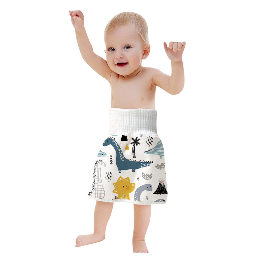 Color: Grey, Size: M - Baby Diapers Are Waterproof And Leak-Proof