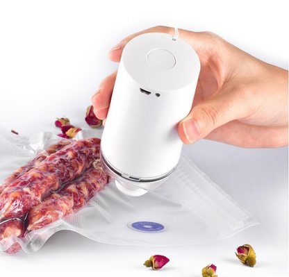 Color: White - Handheld Vacuum Sealer Machine