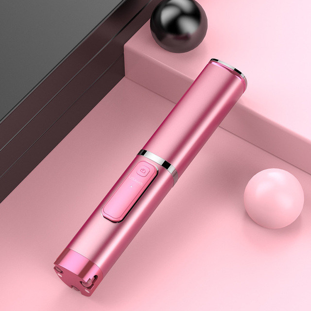 Color: Rosa - Mini Selfie Stick Bluetooth Inalámbrico Portátil