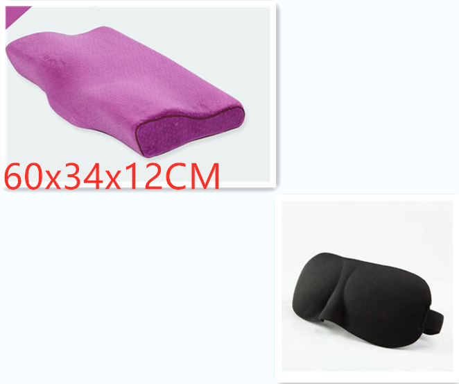 Color: Purple 60x34x12CM set - Memory Pillow