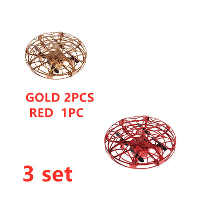 Color: 3 set - Flying Helicopter Mini Drone UFO RC Drone Infraed Induction Aircraft