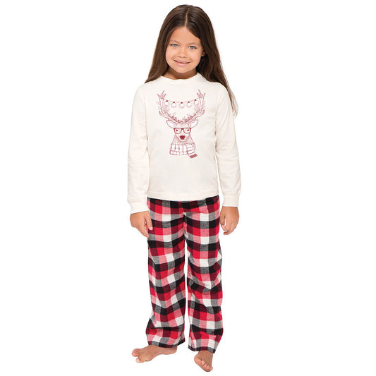 Color: Child, Size: 7T - Christmas plaid parent-child