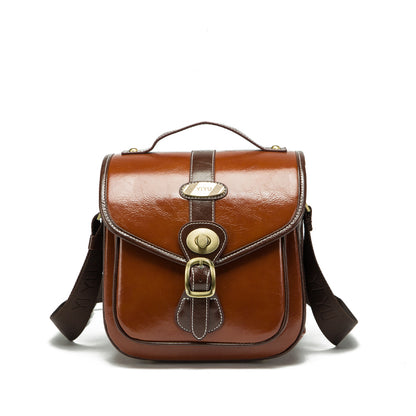 Color: Redbrown, style: upgrade - One-shoulder Bill Of Lading Reverse Camera Bag