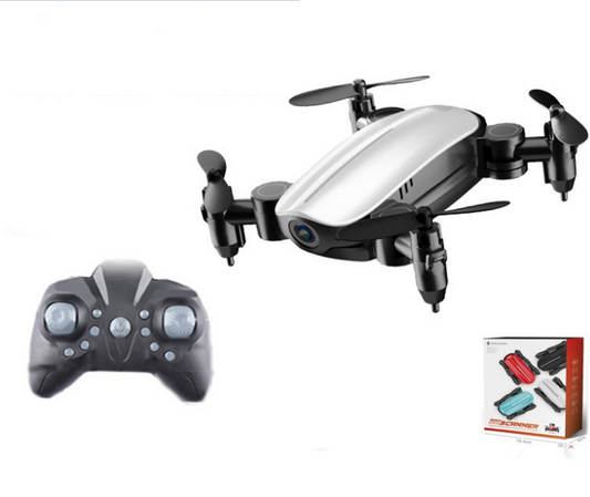 Color: White1, Model: Fixed version - Teeggi T10 Mini Drone With Camera Foldable WiFi FPV RC Quadcopter Headless Mode Altitude Hold VS S9 Micro Pocket Selfie Dron