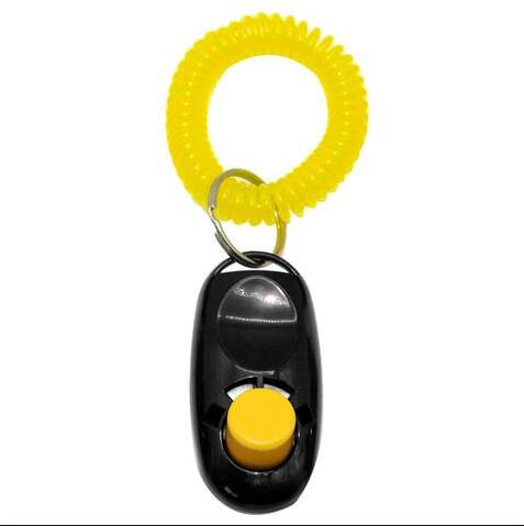 Dog Clicker Training Trainer With Key Ring And Wrist Strap In 7 Colors