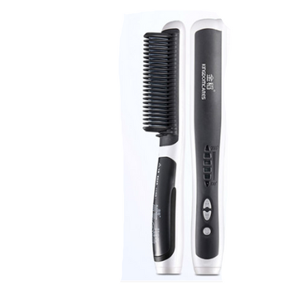 Color: Black white, Model: US - Straight hair comb