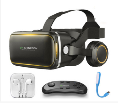 style: 6 - Original VR Shinecon  Gafas De Realidad Virtual 120 Fov 3D Gafas Google Carton Con Auriculares Estereo Caja Para Smartphone