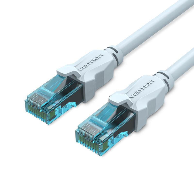 Color: Ice blue, Line length: 1.5 meters - Network cable computer jumper finished network cable