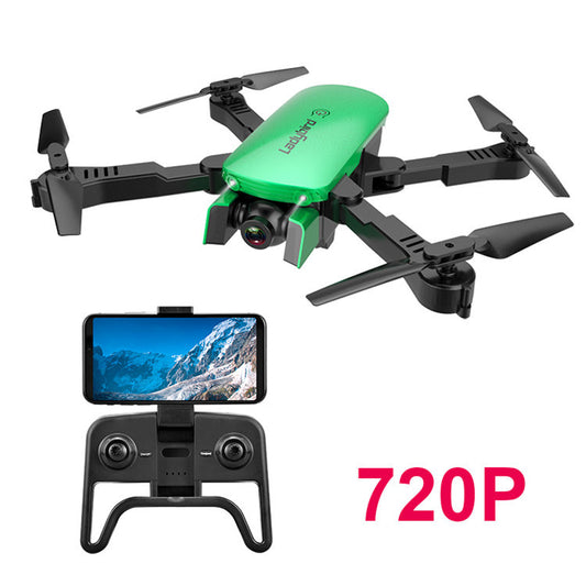 Color: 720P green - Drone folding professional HD 4K aerial four-axis aircraft