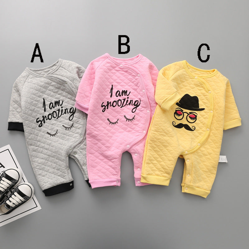 Thicken cartoon romper