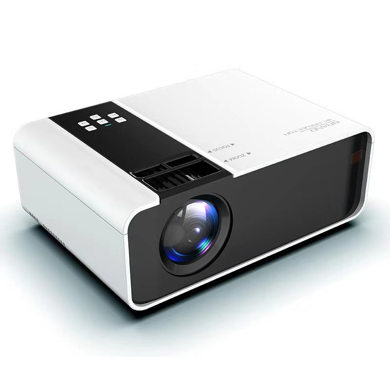 Color: White, Model: EU-Same screen, style:  - Home projector