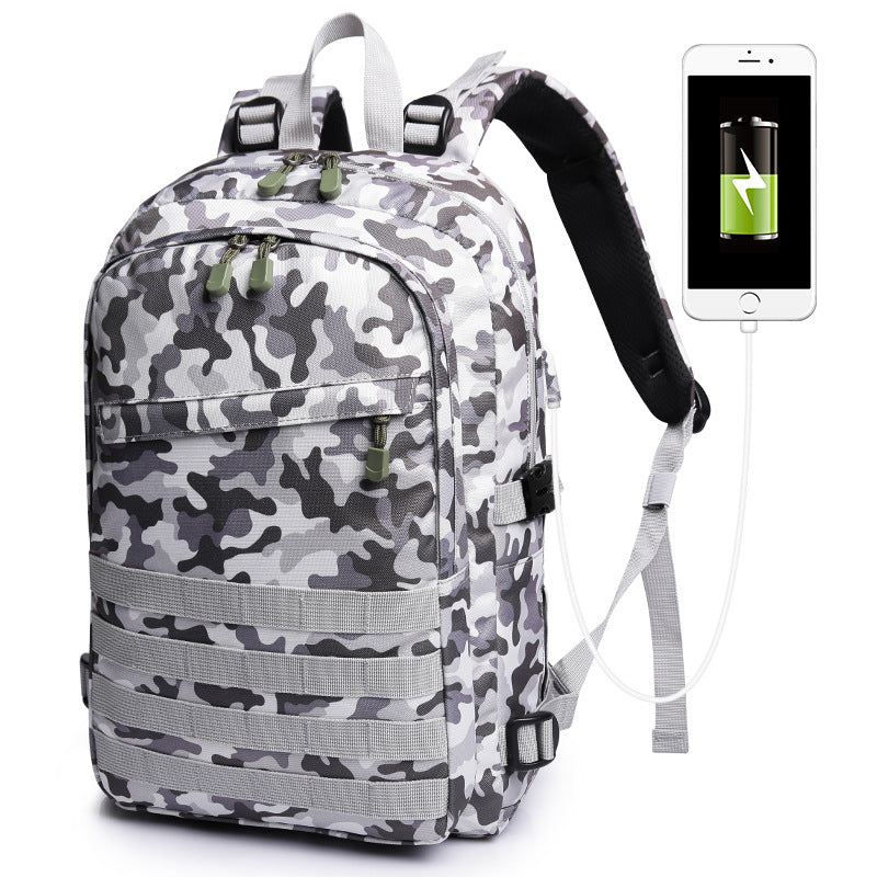 Camouflage backpack schoolbag