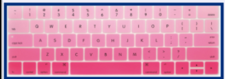 Color: Pink, Model: A1369 1466 - Compatible with Apple, Suitable for MacBook laptop keyboard protective film