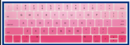 Color: Pink, Model: A1369 1466 - Compatible with Apple, Suitable for MacBook laptop keyboard protective film