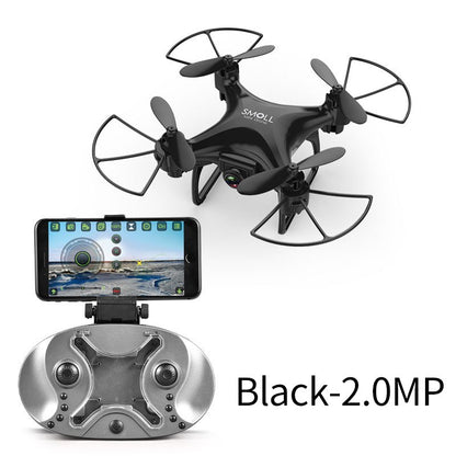 Color: Black 2.0MP - S26 mini four-axis aircraft HD wifi aerial camera remote control aircraft resistant drone boy cross-border toys