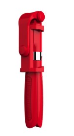 Color: Rojo, Modelo: L01 - Compatible con Apple, Tripod Selfie Stick Mobile Universal Live Triangle Bracket One Bluetooth Selfie Artifact