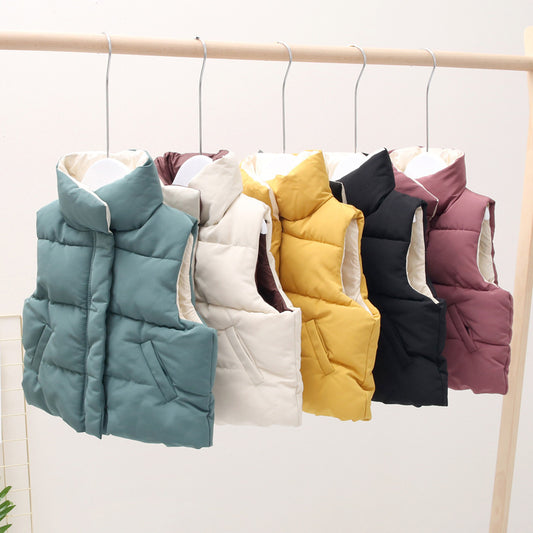 Down cotton vest