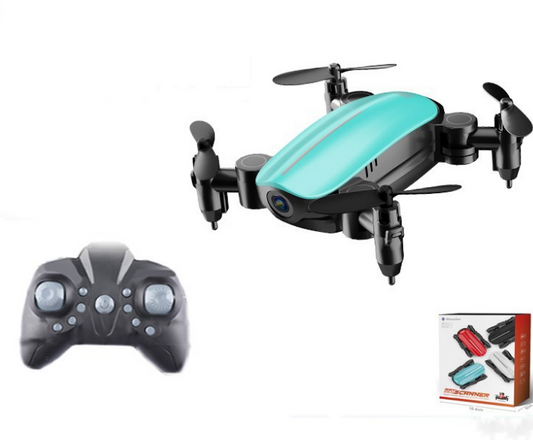 Color: Blue1, Model: Fixed version - Teeggi T10 Mini Drone With Camera Foldable WiFi FPV RC Quadcopter Headless Mode Altitude Hold VS S9 Micro Pocket Selfie Dron