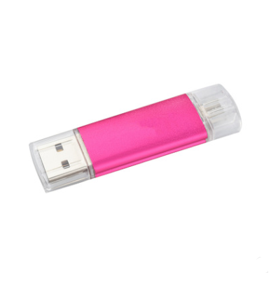 Color: Pink, style: Triple-128GB, Capacity:  - Multi-function U disk mobile phone three-in-one U disk