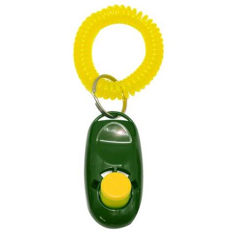 Dog Clicker Training Trainer With Key Ring And Wrist Strap In 7 Colors