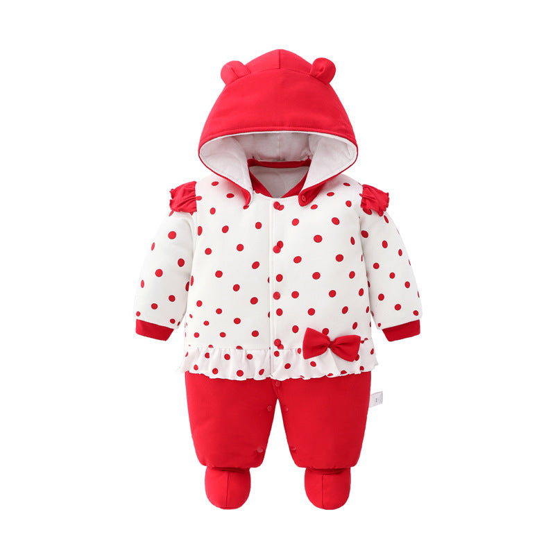 Color: 10 stytle, Size: 9m - The baby thickens the onesie