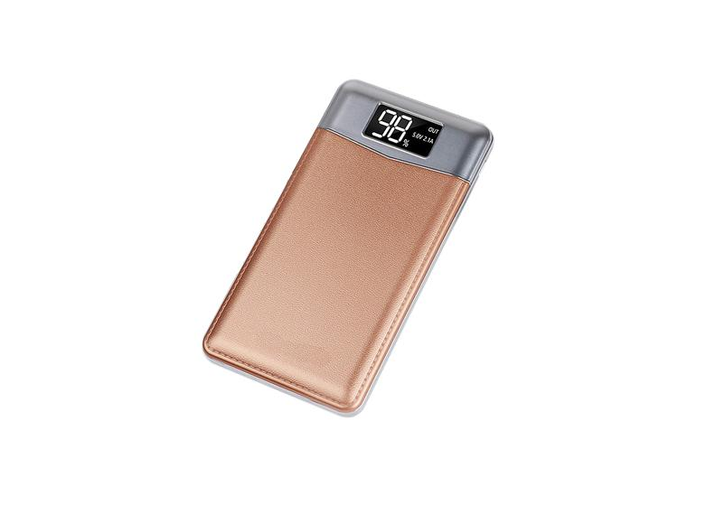 New private model leather mobile power nesting polymer double strong light with digital display charging treasure