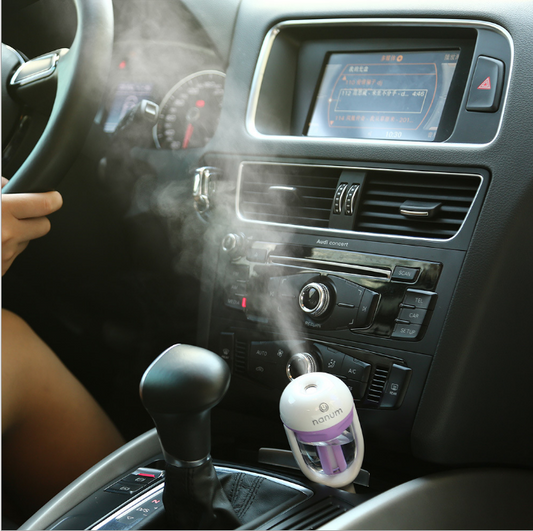 Color: Blue1 - Car Humidifier Air Purifier Freshener Essential Oil Diffuser