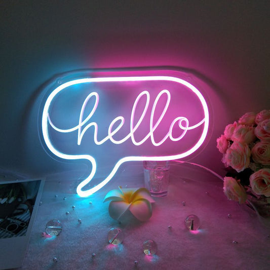 style: 3style, Model: USB - Creative Gifts Home Decoration Christmas Sun Clouds English Neon Lights