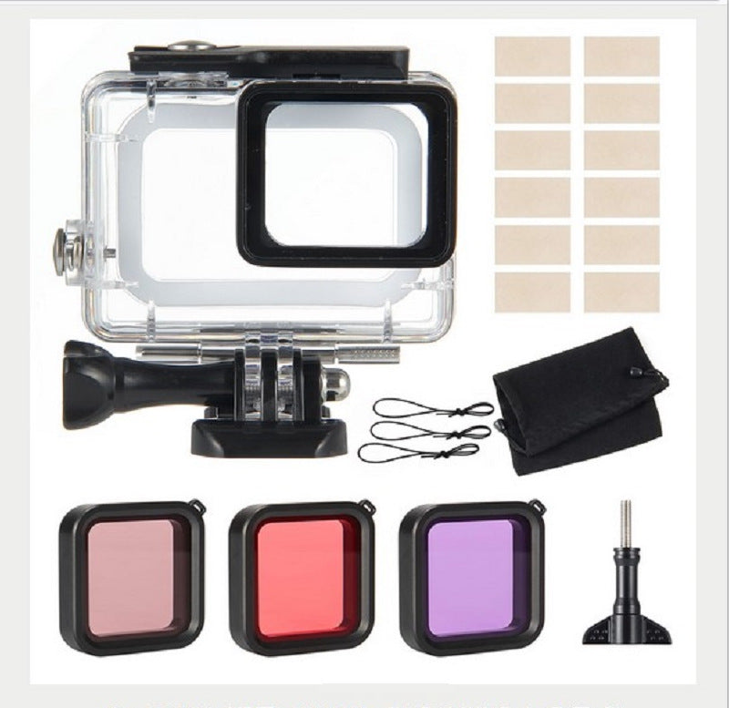 Style: 3Filter shell2 - Waterproof case sports camera