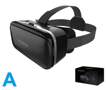 estilo: A - Original VR Shinecon Gafas De Realidad Virtual 120 Fov 3D Gafas Google Carton Con Auriculares Estéreo Caja Para Smartphone