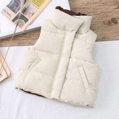 Down cotton vest