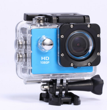 Color: Blue - HD High-definition 1080P Action Sports Waterproof  DV Camera