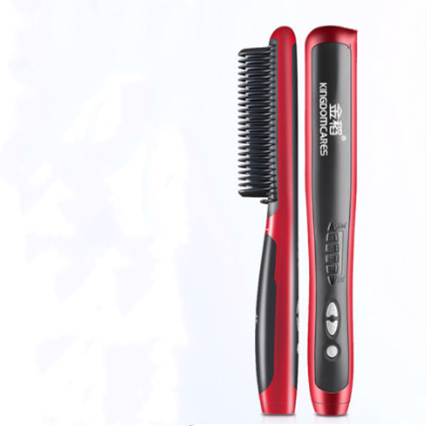 Color: Red, Model: US - Straight hair comb