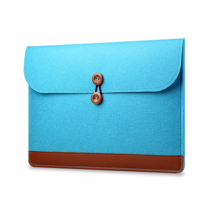 Color: Blue, Size: 12inch - Felt flat protective cover