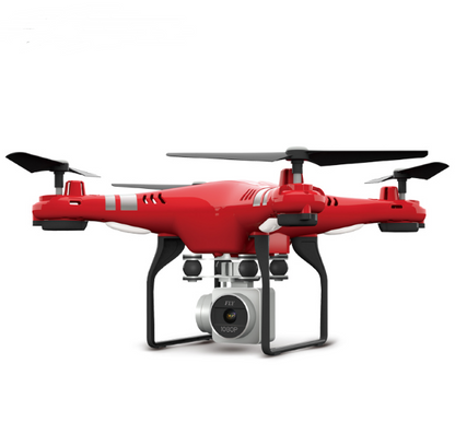 Style: WiFicamera servo, Color: Red - X52 RC drone with Altitude Hold 1080P 5MP HD Camera Quadcopter RC Drone 2MP WiF VS Phantom 3 Standard Syma X8HG