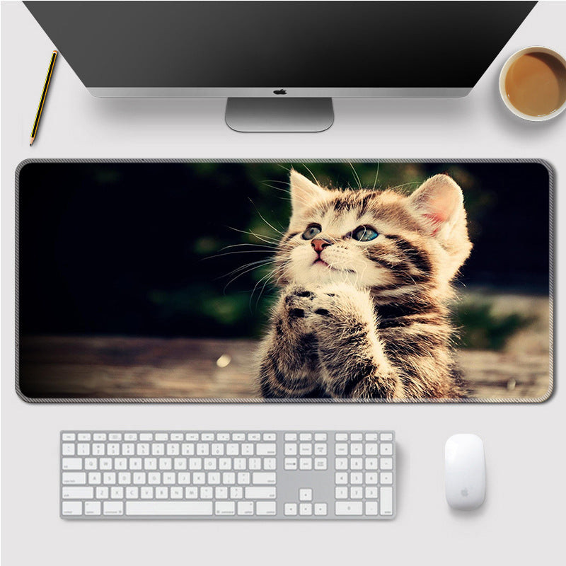 Color: 9style, Size: 300x800x3mm - Landscape Picture Large Seaming Thickened Mouse Pad