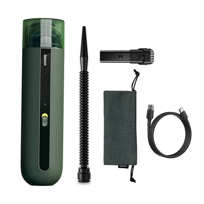 Color: Green, quantity: 1 - Car Vacuum Cleaner Wireless 5000Pa Handheld Mini Vaccum Cleaner For Car Home Desktop Cleaning Portable Vacuum Cleaner